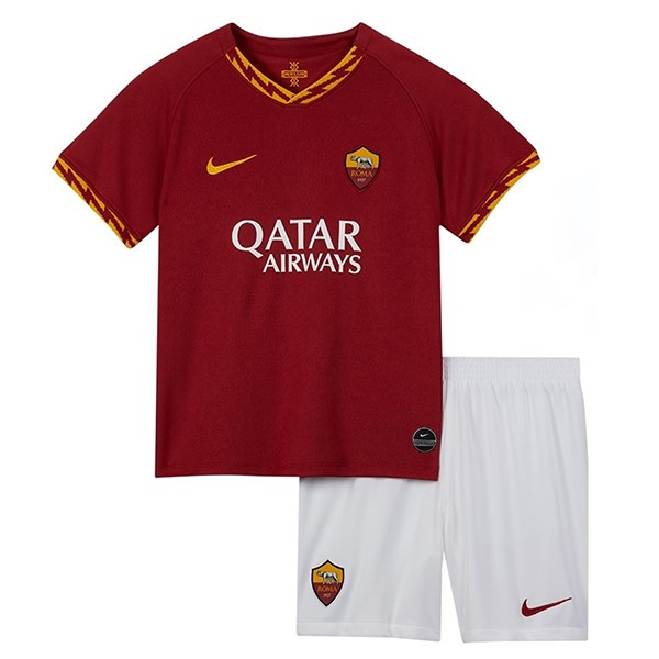 Camiseta AS Roma Replica Primera Ropa Niño 2019/20 Rojo